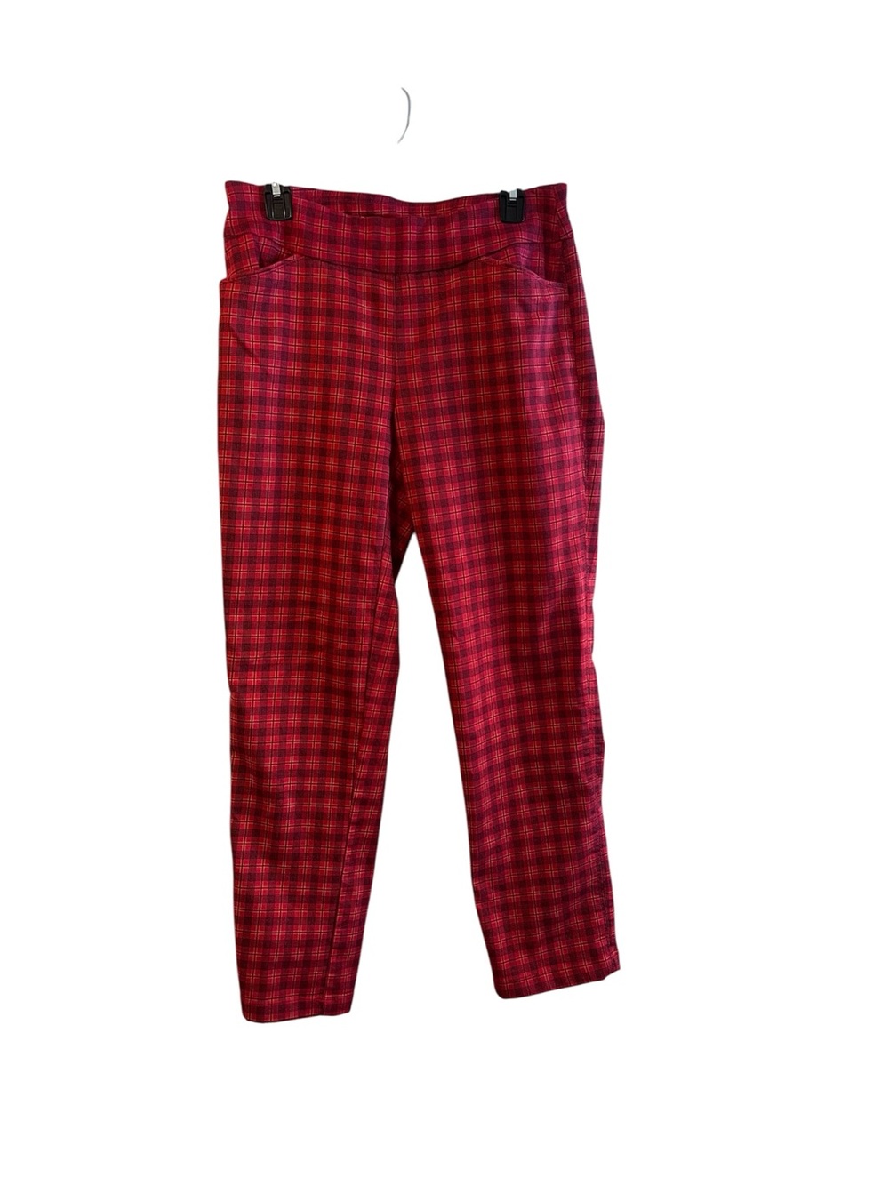 Croft & Barrow women’s red plaid pants